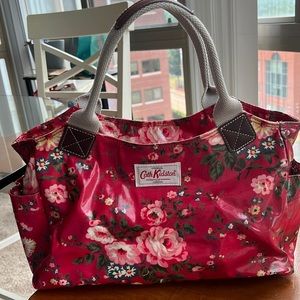 Cath Kidston Red Floral Satchel
